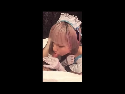 ❤️ יפני איידול [מאיוקה], תחפושת עוזרת צרפתית, חלק 1, מציצה וטלטלה עם קרם פאקינג אצלנו ❌️